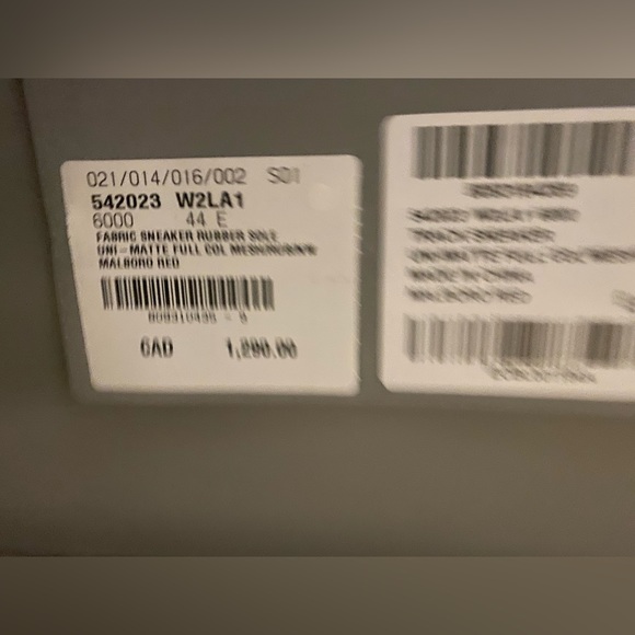 Red balenciaga tracks - Picture 2 of 3